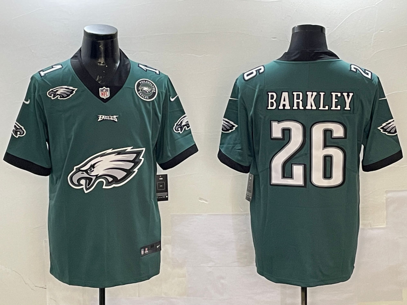 Men Philadelphia Eagles #26 Barkley green 2025 Nike NFL jersey style 4->philadelphia eagles->NFL Jersey